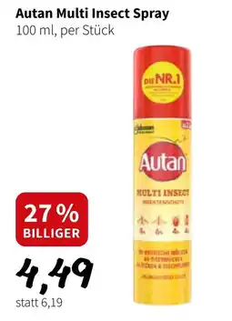 Der Grissemann Autan Multi Insect Spray Angebot