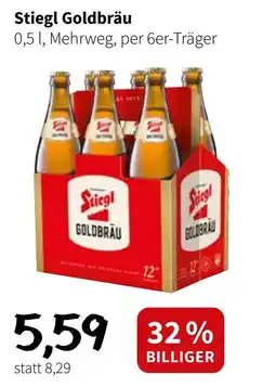 Der Grissemann Stiegl Goldbräu Angebot
