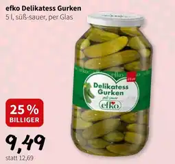 Der Grissemann efko Delikatess Gurken Angebot
