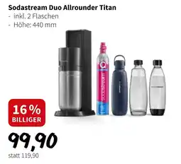 Der Grissemann Sodastream Duo Allrounder Titan Angebot