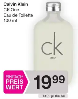 Bipa Calvin Klein CK One Angebot