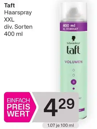 Bipa Taft Haarspray Angebot