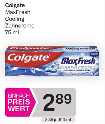 Bipa Colgate MaxFresh Cooling Zahncreme Angebot