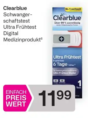 Bipa Clearblue Schwangerschaftstest Angebot