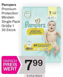 Bipa Pampers Premium Protection Windeln Angebot