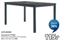 JYSK Jutlandia Gartentisch Yttrup Angebot