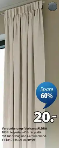 JYSK Verdunkelungs-Vorhang ALDRA Angebot