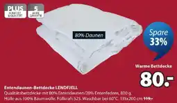 JYSK Entendaunen-Bettdecke LENDFJELL Angebot