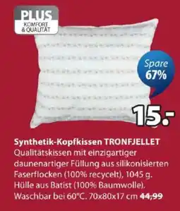 JYSK Synthetik kopfkissen tronfjellet Angebot