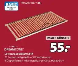 JYSK Dreamzone lattenrost meelva fix Angebot