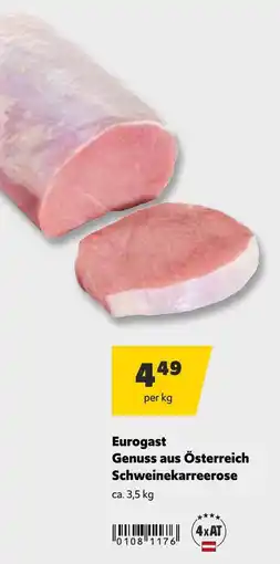 Eurogast Grissemann Eurogast Schweinekarreerose Angebot