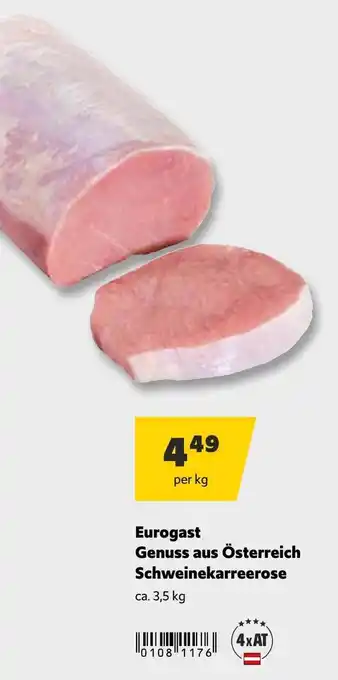 Eurogast Schweinekarreerose