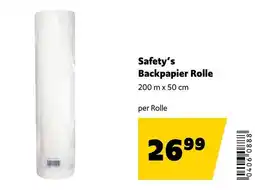 Eurogast Grissemann Safety's Backpapier Rolle Angebot