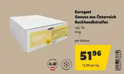 Eurogast Grissemann Eurogast Backhendlstreifen Angebot