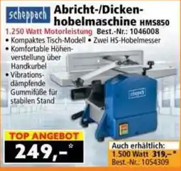 Norma Scheppach Abricht-/Dicken-hobelmaschine HMS850 Angebot