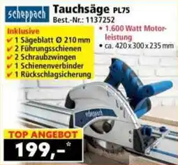 Norma Scheppach Tauchsäge PL75 Angebot