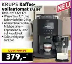 Norma KRUPS Kaffee-vollautomat EA819E Angebot