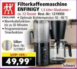 Norma Filterkaffeemaschine ENFINIGY Angebot