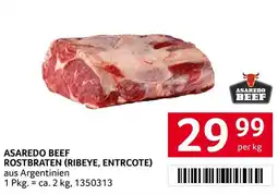 Transgourmet Asaredo Beef Rostbraten (Ribeye, Entrecote) Angebot