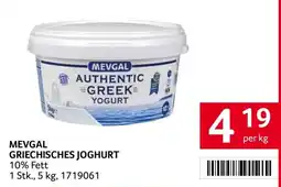 Transgourmet Mevgal Griechisches Joghurt Angebot