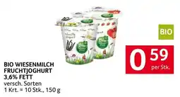 Transgourmet BIO WIESENMILCH FRUCHTJOGHURT Angebot