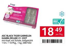 Transgourmet ASC Black Tiger Garnelen Gamba Deluxe Angebot