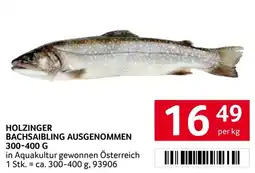 Transgourmet Holzinger Bachsaibling Ausgenommen Angebot
