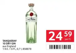 Transgourmet Tanqueray 10 Dry Gin Angebot
