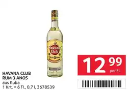 Transgourmet Havana Club Rum 3 Años Angebot