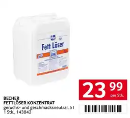 Transgourmet Becher Fettlöser Konzentrat Angebot