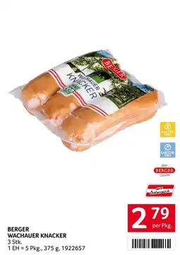 Transgourmet Berger Wachauer Knacker Angebot