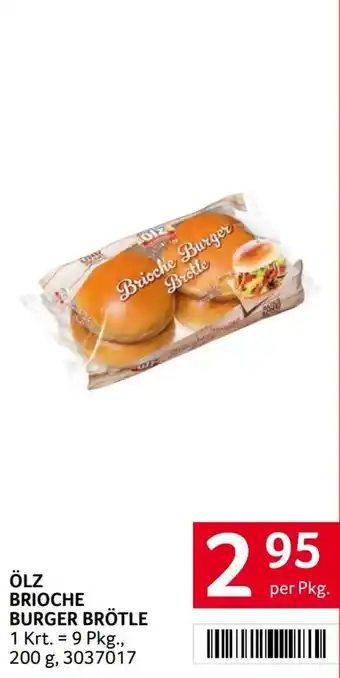 Transgourmet Ölz Brioche Burger Brötle Angebot