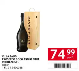 Transgourmet Villa Sandi Prosecco DOCG Asolo Brut Angebot