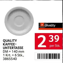 Transgourmet Quality Kaffee-Untertasse Angebot