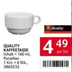Transgourmet Quality Kaffeetasse Angebot