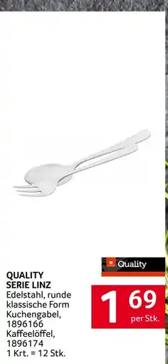 Transgourmet Quality Serie Linz Kuchengabel, Kaffeelöffel Angebot