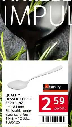 Transgourmet Quality Dessertlöffel Serie Linz Angebot