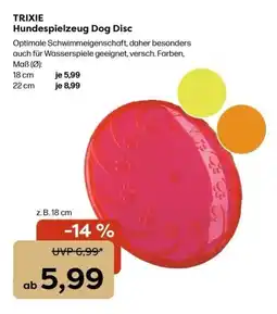 ZOO & Co TRIXIE Hundespielzeug Dog Disc Angebot