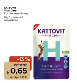 ZOO & Co Kattovit Vital Care Katzen Nassnahrung Angebot