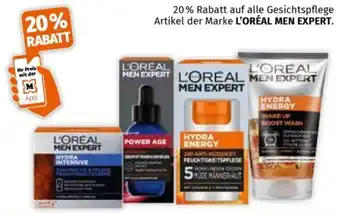 Müller L'Oréal Men Expert Gesichtspflege Angebot