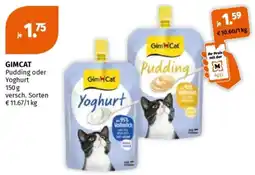 Müller GimCat Pudding oder Yoghurt Angebot