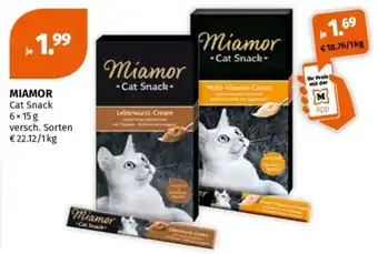 Müller Miamor Cat Snack Angebot