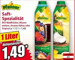 Norma Pfanner Saft- Spezialität Angebot