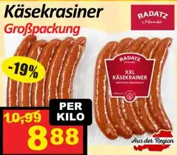 Wurstico Käsekrasiner XXL Angebot