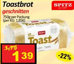 Wurstico Toastbrot geschnitten SPITZ Angebot