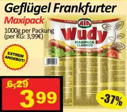 Wurstico Geflügel Frankfurter Maxipack Angebot