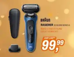 Expert BRAUN RASIERER 62-B1200S SERIES 6 Angebot