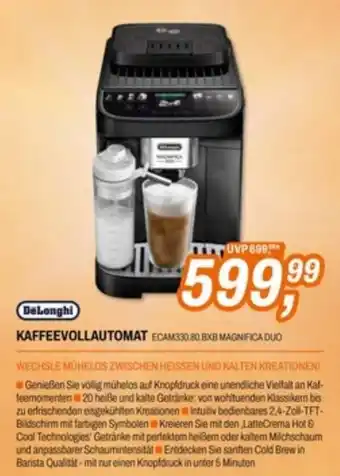 Expert DeLonghi Kaffeevollautomat ECAM330.80.BXB Magnifica Duo Angebot