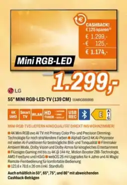 Expert LG 55" MINI RGB-LED-TV Angebot