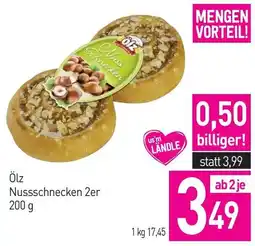 Sutterlüty Ölz Nusssschnecken 2er Angebot